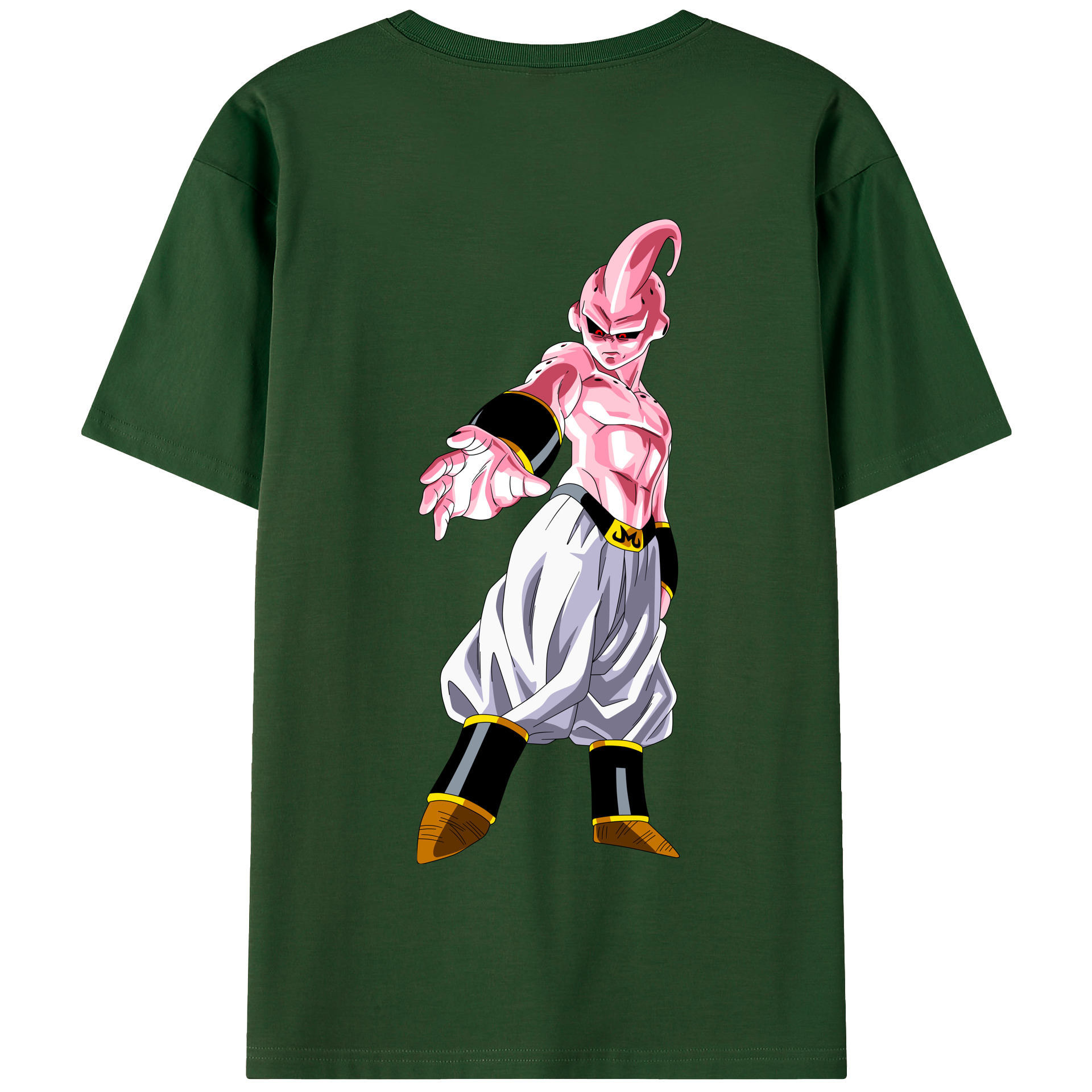 （画像用） ドラゴンボール 魔人ブウ DRAGON BALL Majin Buu 綿100％半袖Tシャツ（背面プリント）